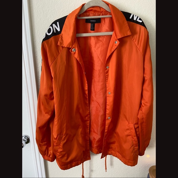 Forever 2 Orange Bomber Jacket 